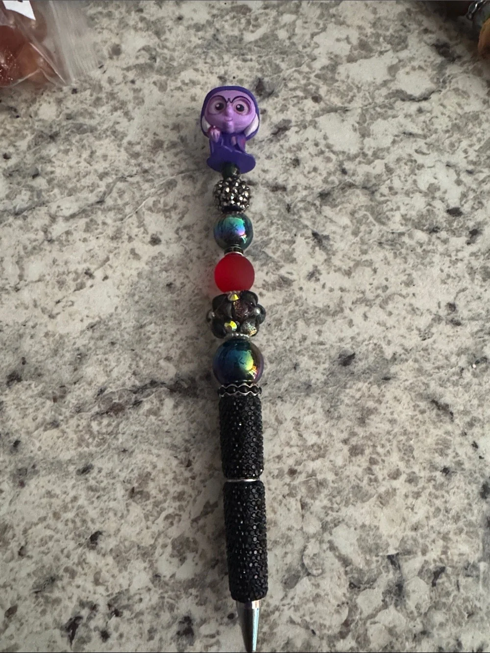 NWOT Disney Doorables Old Hag Beaded Pen Handmade by Me